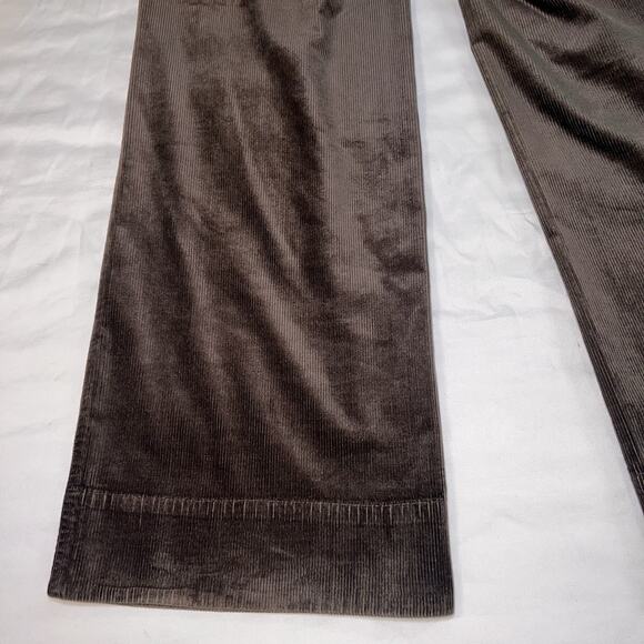 Pilcro and the Letterpress Anthropologie Pants Size 25 Brown Corduroy Wide Leg - Picture 14 of 16